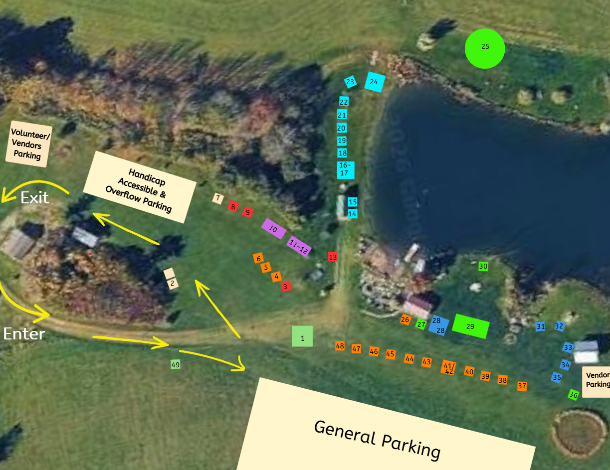 Nelson Psychic & Wellness Fair attendee map
